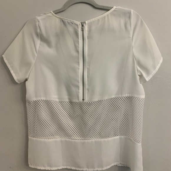 White Sheer Blouse - Picture 2 of 4